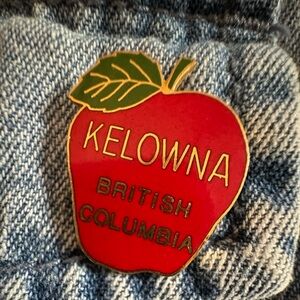 5/$15 Kelowna Apple Enamel Pin